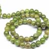 Natural Vessonite Green Garnet Smooth Round Ball Beads Strand Length is 14 Inches & Sizes from 5mm approx. Listing is for 5 strands of good quality Vessonite Garnet beads. 